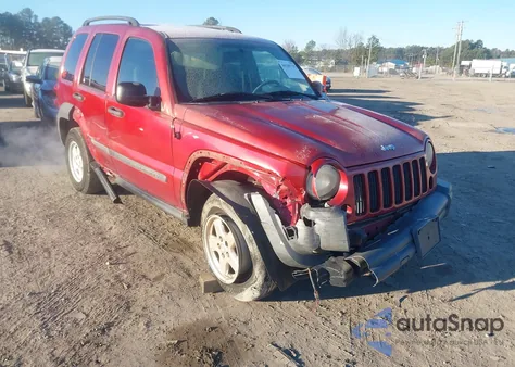 2007 Jeep Liberty Sport from USA, damaged, VIN 1J4GL48K37W522772